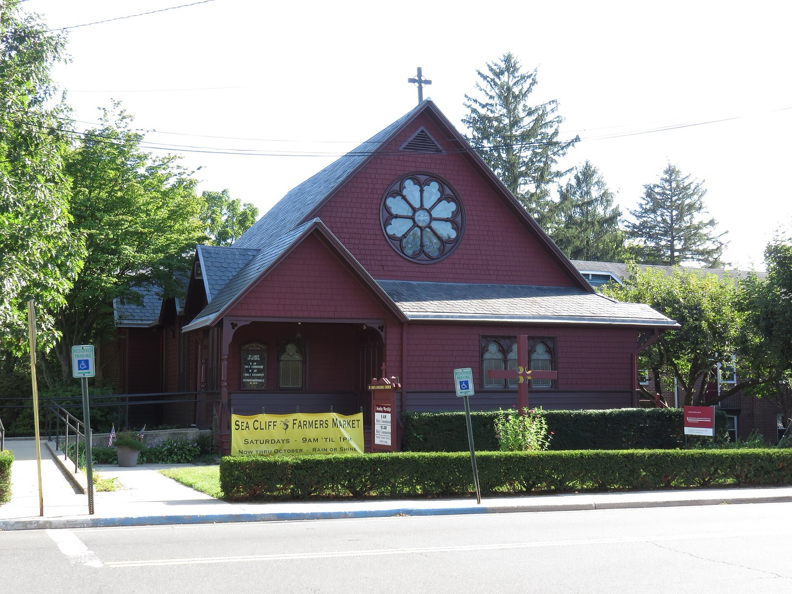 St. Luke's Church building in Sea Cliff, New York