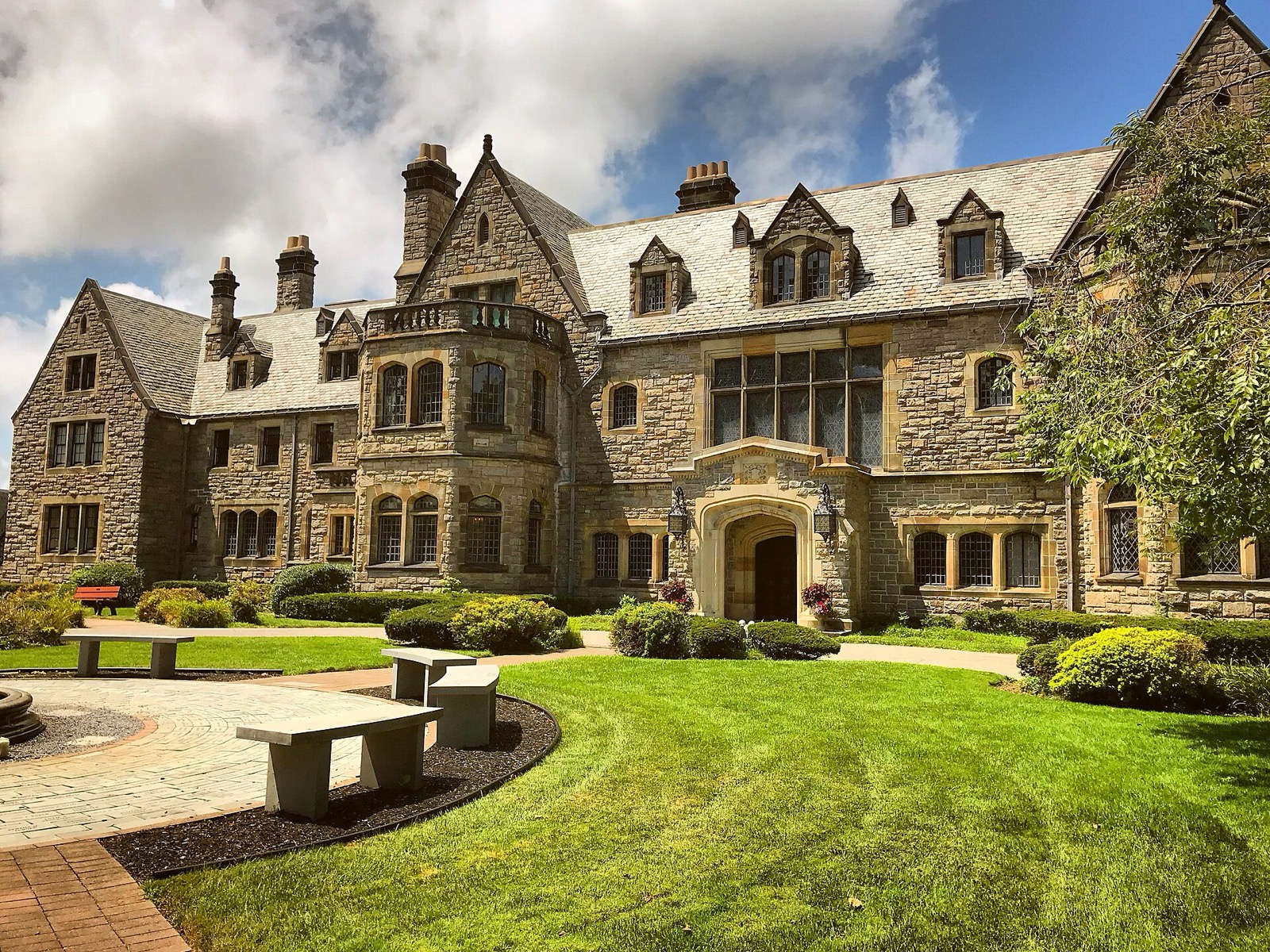 Mill Neck Manor, the Lillian S. Dodge estate, seen from its eastern facade