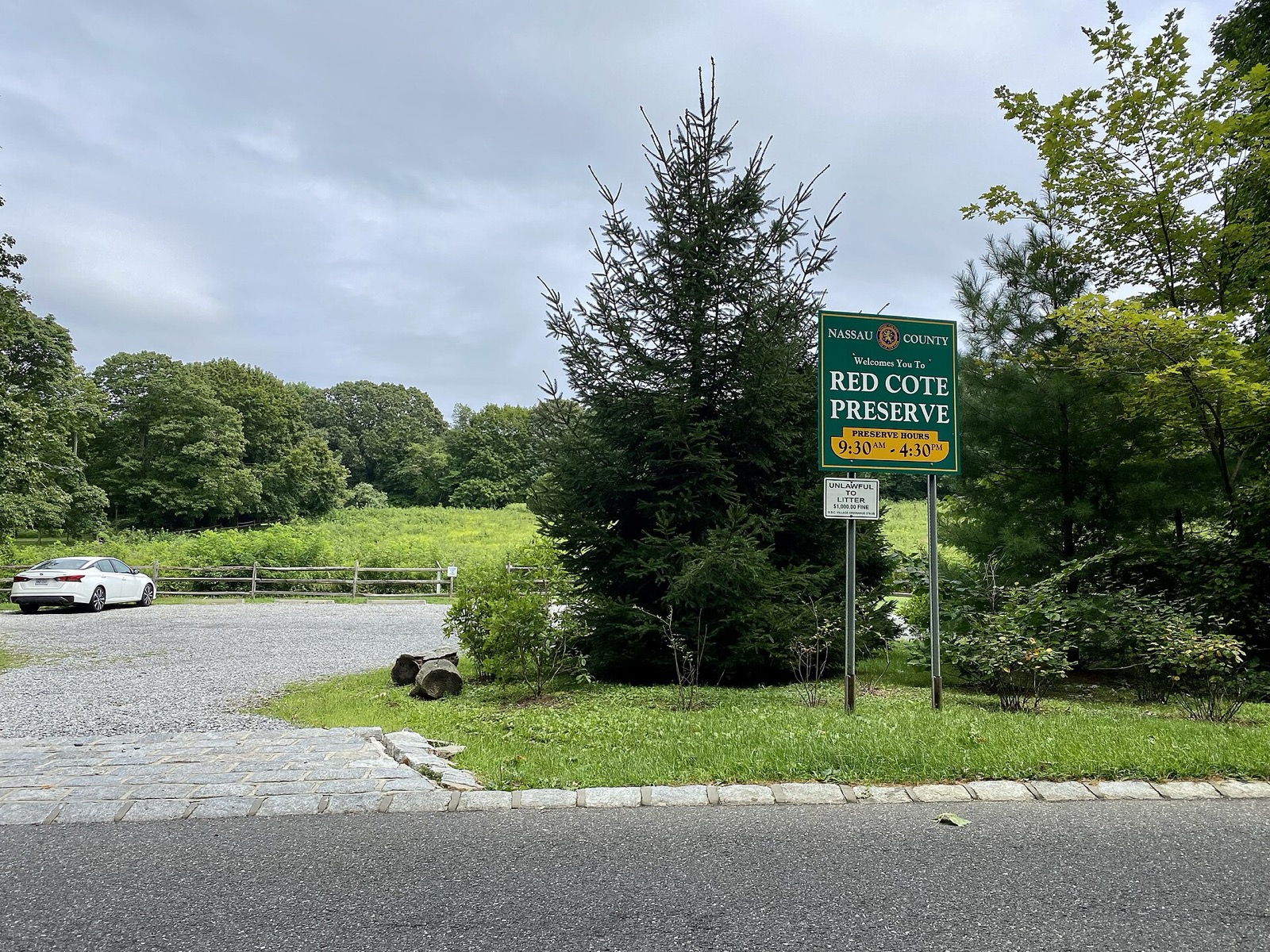 Red Cote Preserve, a Nassau County preserve in Oyster Bay Cove