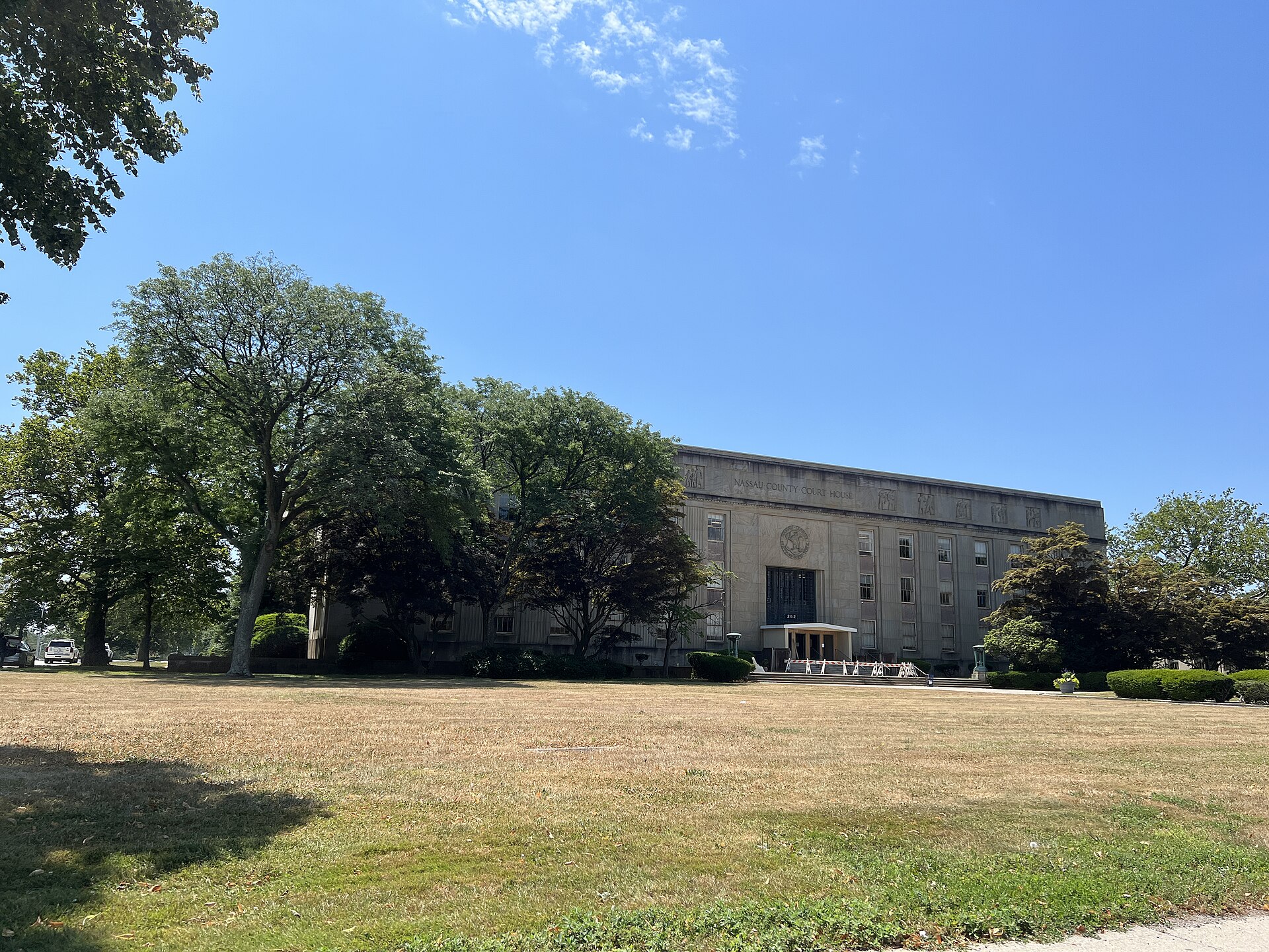 Nassau County Courthouse building in Garden City, Long Island