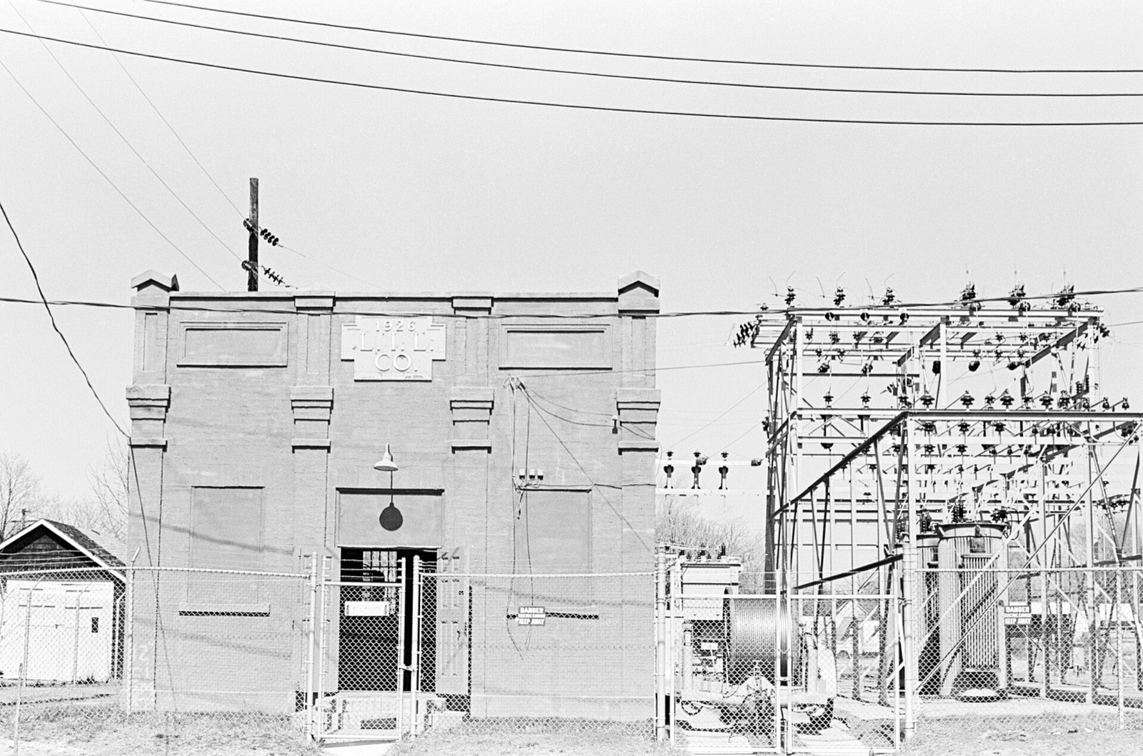 Long Island Lighting Company power station on Clinton Avenue in Bay Shore, New York